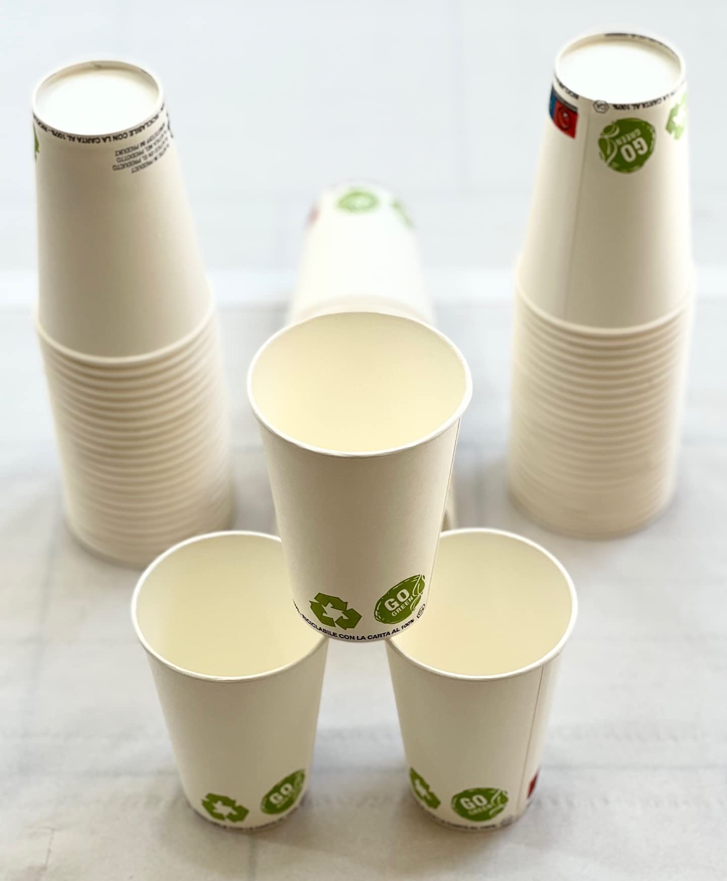 1000 Gobelets café Espresso 8 oz, 240 ml en Carton pour Café, Thé et boisson a Emporter ou sur place.