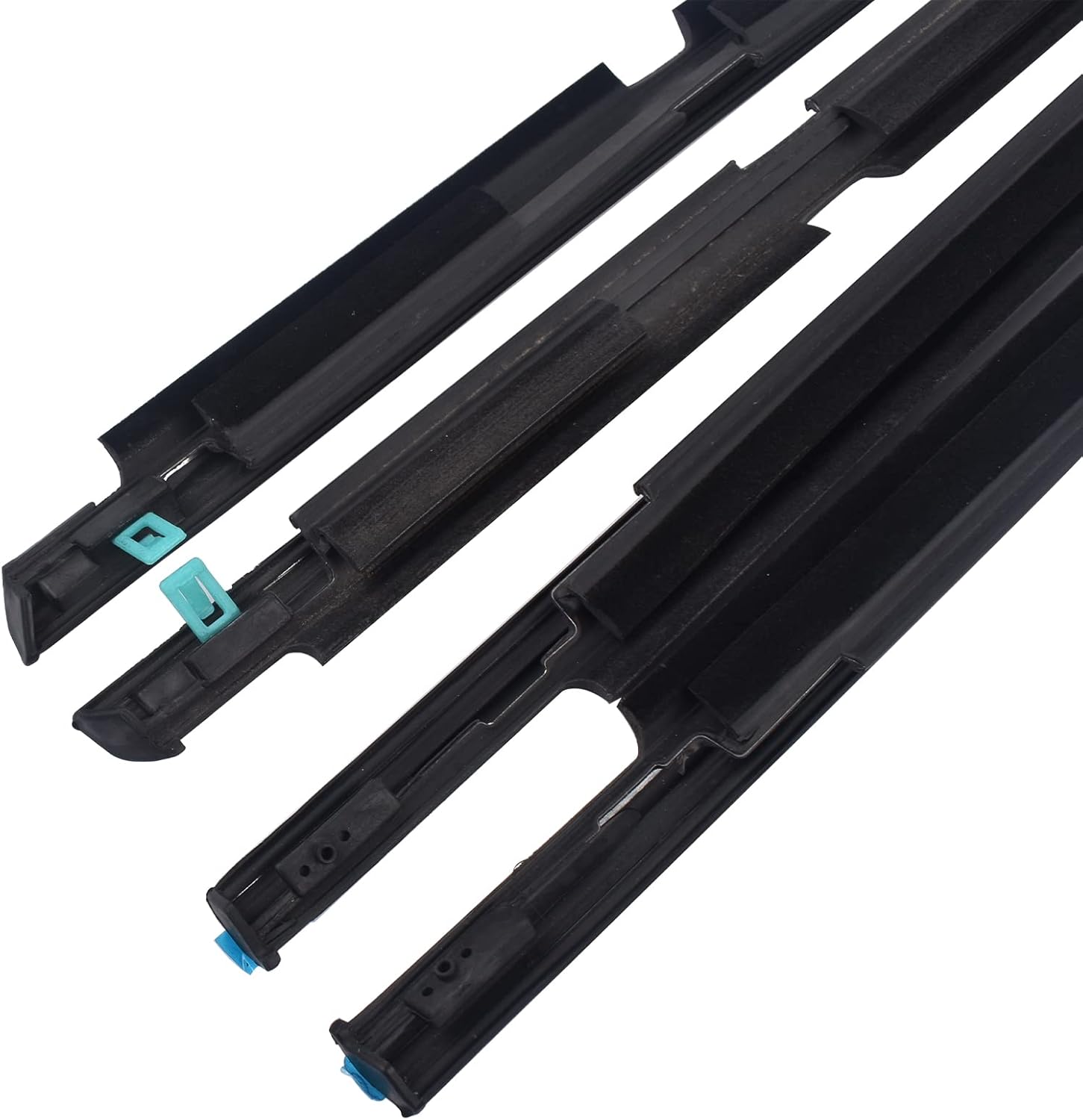 Front Rear Door Belt Moulding Set Replacement for 2003-2009 Lexus GX470 Toyota Land Cruiser Prado 4.7L 7571260080