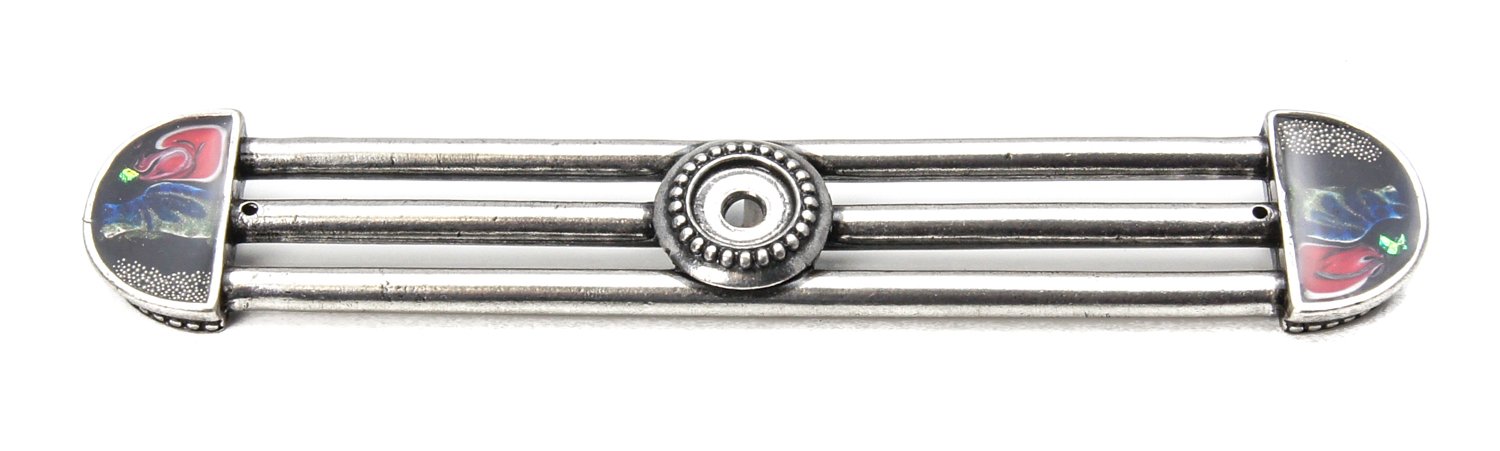 Carpe Diem Hardware 757-9 Hardware 757-9 Villa Nova Cascate Escutcheon Chalice Escutcheon with Cold Glaze, Large