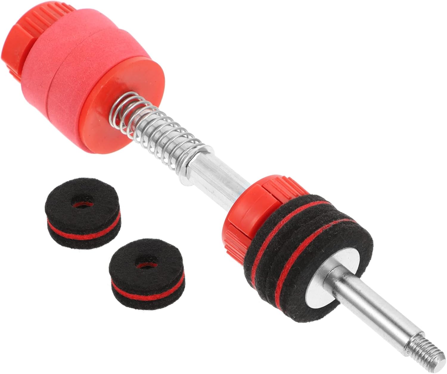 Toyvian 3sets Double-braced Quick Release Cymbal Stacker for Drum Construction Easy Installation Replacement for Broken Drum Fixing Nuts Jazz Accessories