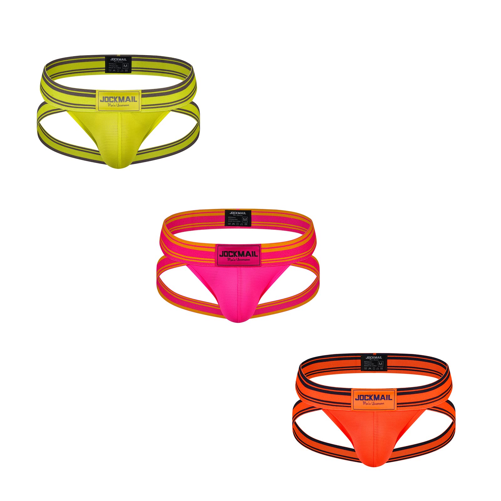 3 Stück/Pack Herren Jockstrap Unterwäsche Suspensorium Wide Belt Herren Jockstrap Sportliche Unterstützer