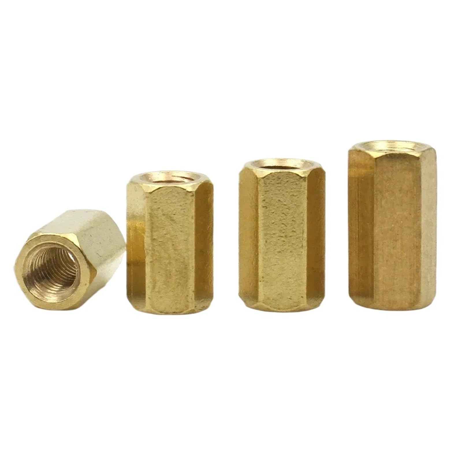 10/20/50 Piezas M2 M2.5 M3 M4 M5 M6 Espaciador Hexagonal de latón Macho a Hembra Espaciador de Perno Hexagonal Pilares Huecos(65mm,M4x20pcs)