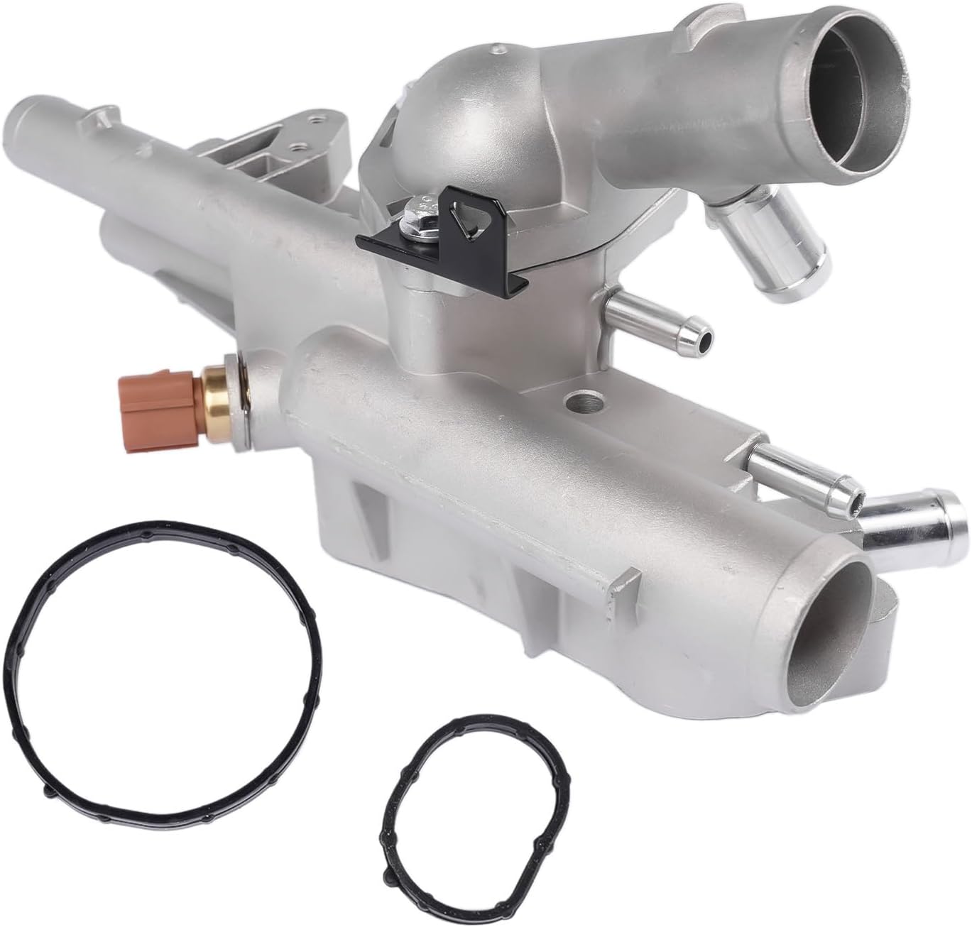 Thermostat Housing Assembly Replacement for Hyundai Sonata 2.4L Non-Hybrid 2011-2014 Tucson Santa Fe Kia Optima 2.4L 256002G500 25600-2G500