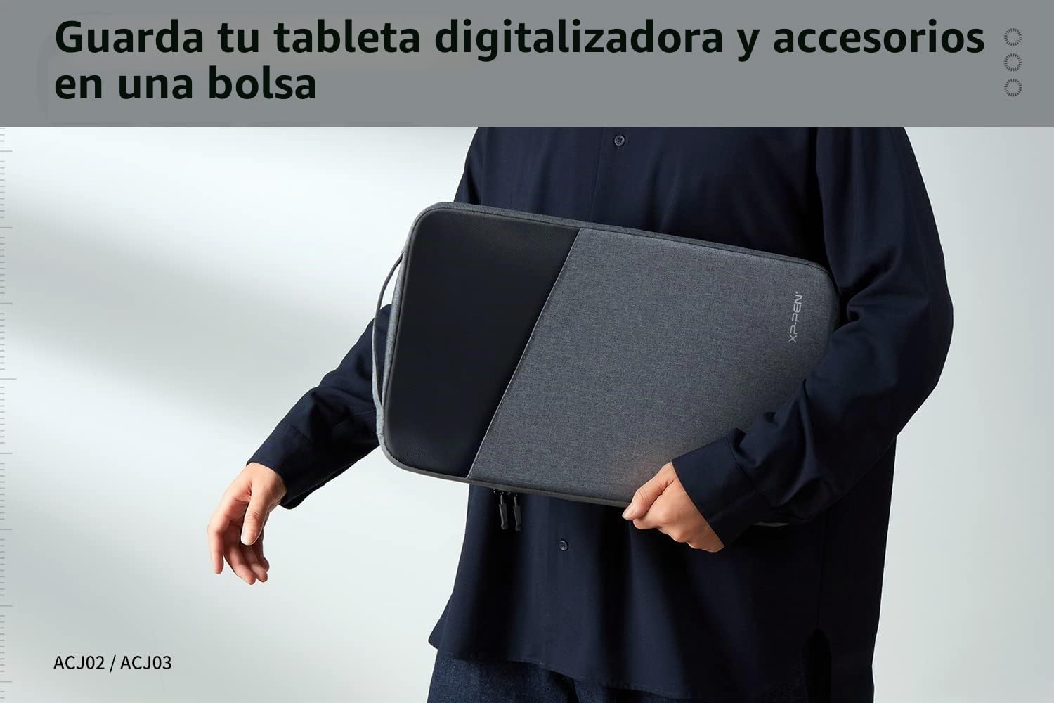 XP-PEN Funda Protectora ACJ03 para Tableta gráfica 16 Pulgadas | Para Artist 15.6 Pro, Artist Pro 16, Innovator 16, Artist Pro 16 TP