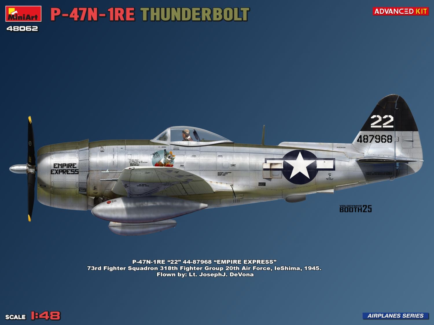 Amazon | ミニアート 1/48 P-47N-1RE サンダーボルト アドバンスト