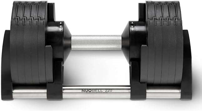 BodyTech FlexBell, Collaboration Genuine Product, Variable Dumbbell, 8.8 lbs 4 kg Increments, One Hand Multi-Stage Weight Change