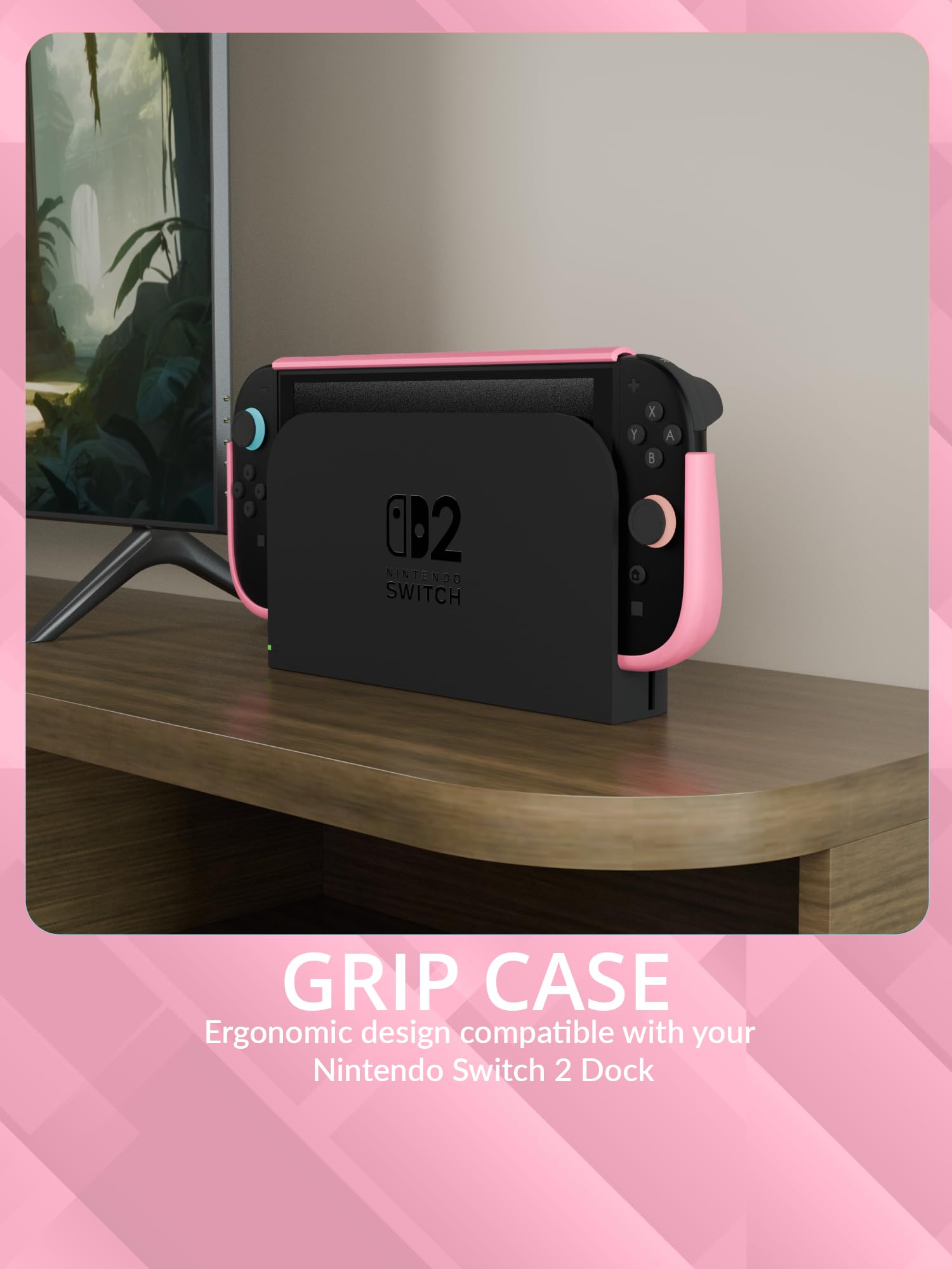 Pack Accessoires Switch 2 – Étui Protection + Protecteurs d’Écran Switch 2 (2025) USB-C Charge Câble Carte Jeux Holder Grip Confort Écouteurs Edition Coffret Cadeau