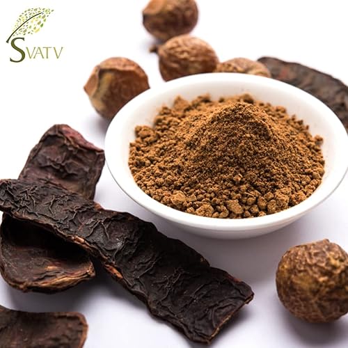 Miniatura 4 de SVATV Soapnut Powder  Reetha  Polvo de aritha para el cuidado natural del cabello  Sapindus Mukorossi  Champú natural ayurvédico limpiador del
