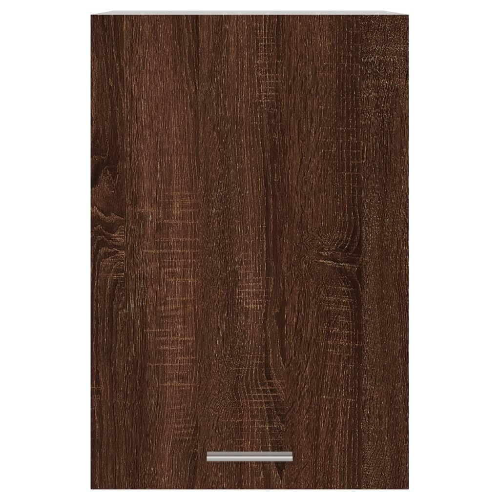 Armoire Murale Cuisine Noire 80x31x60 Cm - 2 Portes, 2 étagères - Aggloméré, à Monter - 14