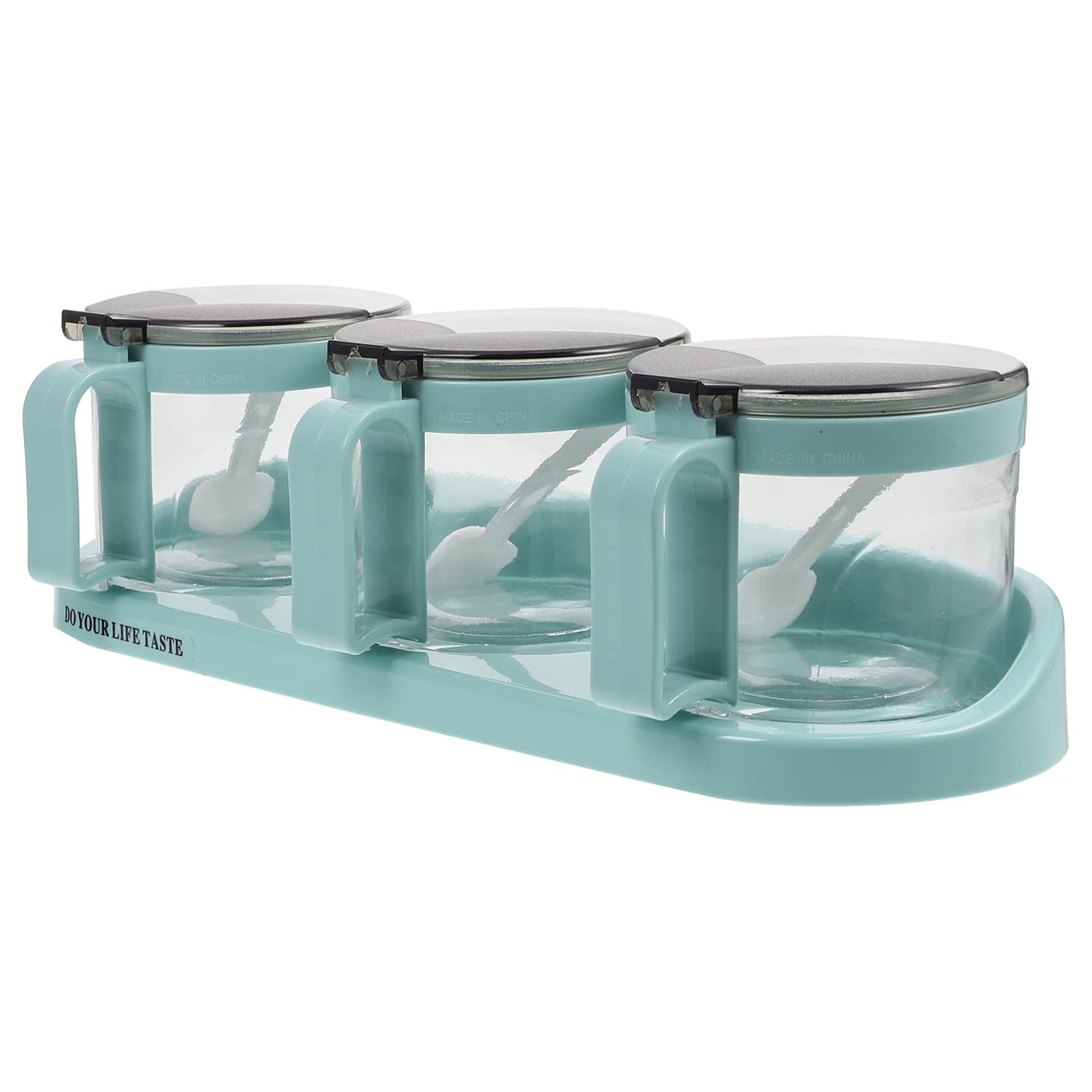PartyKindom 1pezzi Scatola per Spezie in Vetro Contenitore per Condimenti da Cucina per Conservare Pepe Spezie in Polvere Facile da Pulire e Resistente