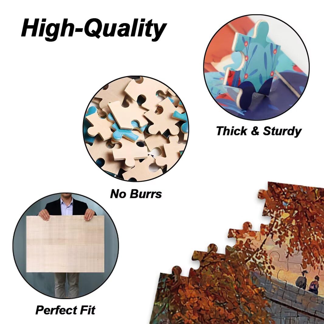 Puzzle 1000 Pezzi, Puzzle Ponte per Adulti, 70x50cm, Compact Box -4450