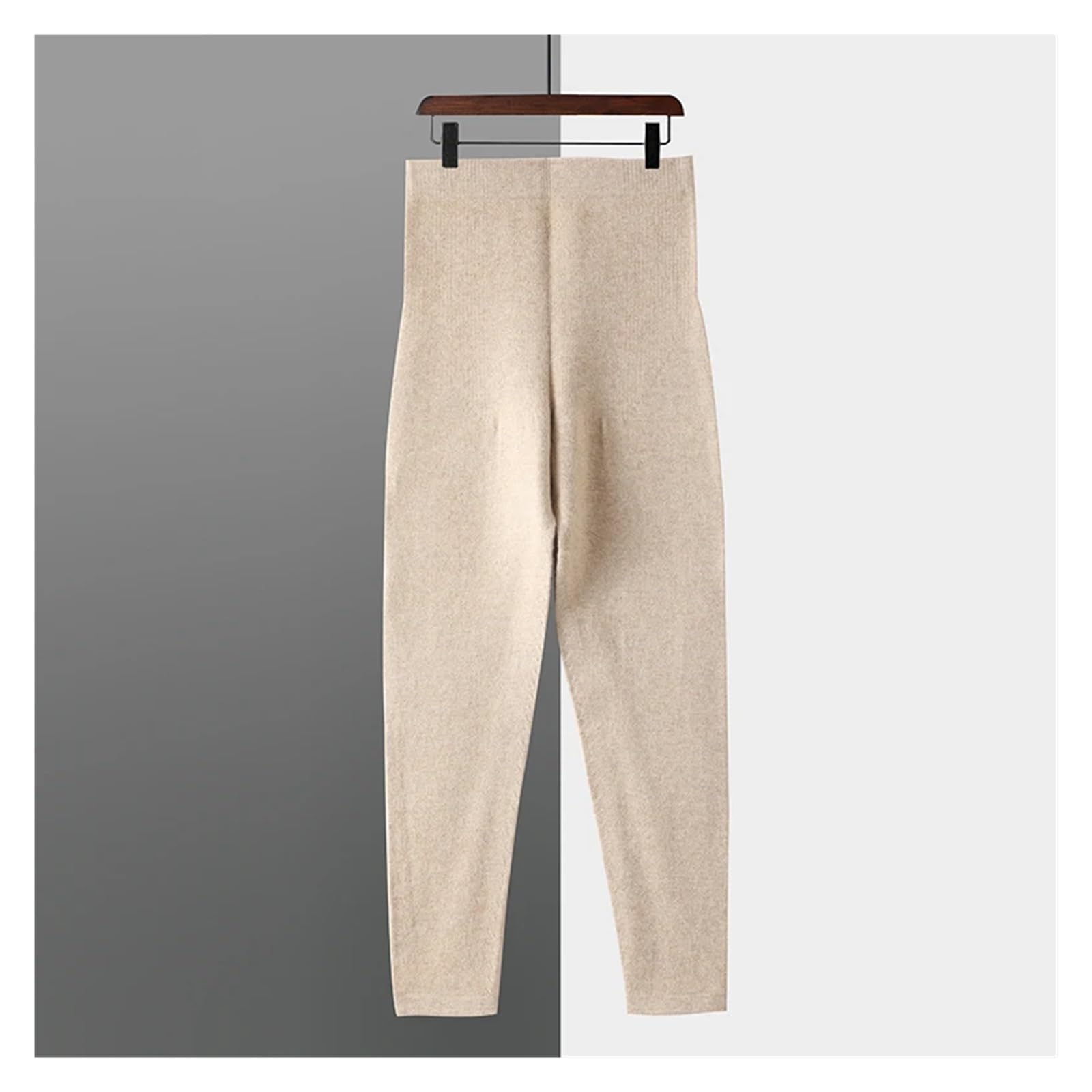Leggings Termici Pantaloni Donna Autunno Inverno e Pantaloni Lunghi da Donna Elasticizzati(Gray,XL)