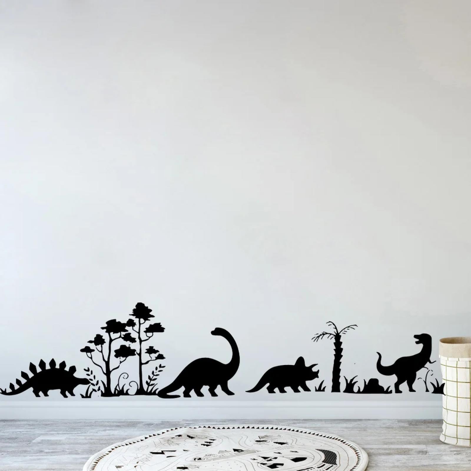 YOUOUSI Dinosaur and Animal wall Stickers, Interior Decorations, Nursery, Children's Room, playroom, Vinyl Art wall Decals, Living Room, Bedroom wall Stickers.