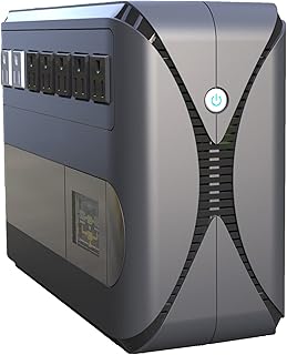 LCDOLED Uninterruptible Power Supply UPS 1000VA/500W Offline Back UPS Battery Backup Intelligent LCD Battery Backup and Surge Protector Battery Backup for Computer