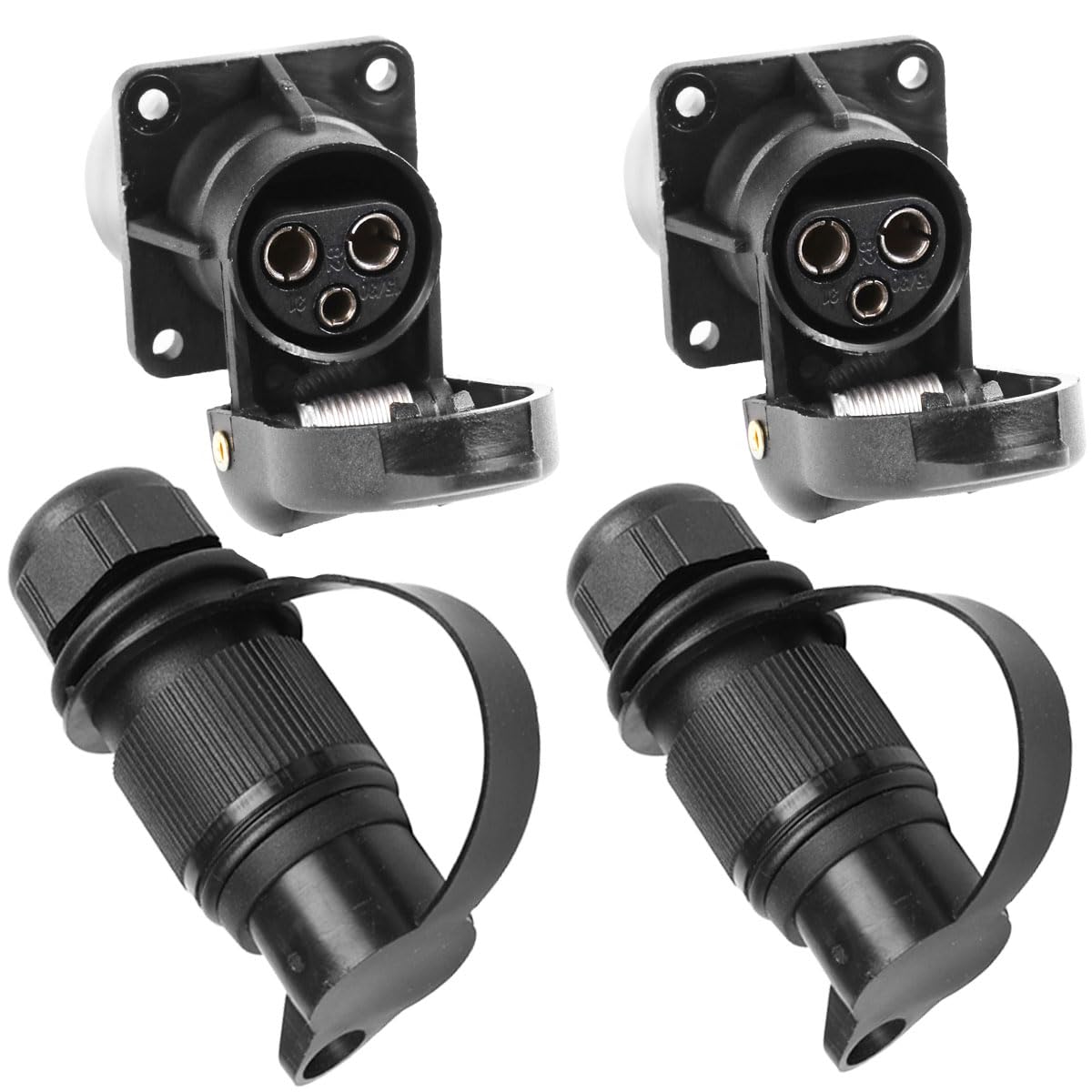 ETUKER - Set Spina E Presa 3 Poli Per Trattori E Rimorchi 12V/24V - Foto 9