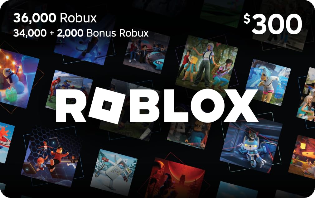 Roblox Digital Gift Card 36,000 Robux [Includes Exclusive