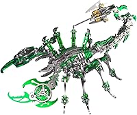 Vista 18 de Rompecabezas de metal 3D, rompecabezas de metal 3D de dinosaurio mecánico para adultos, serie Velociraptor, arte de decoración del hogar