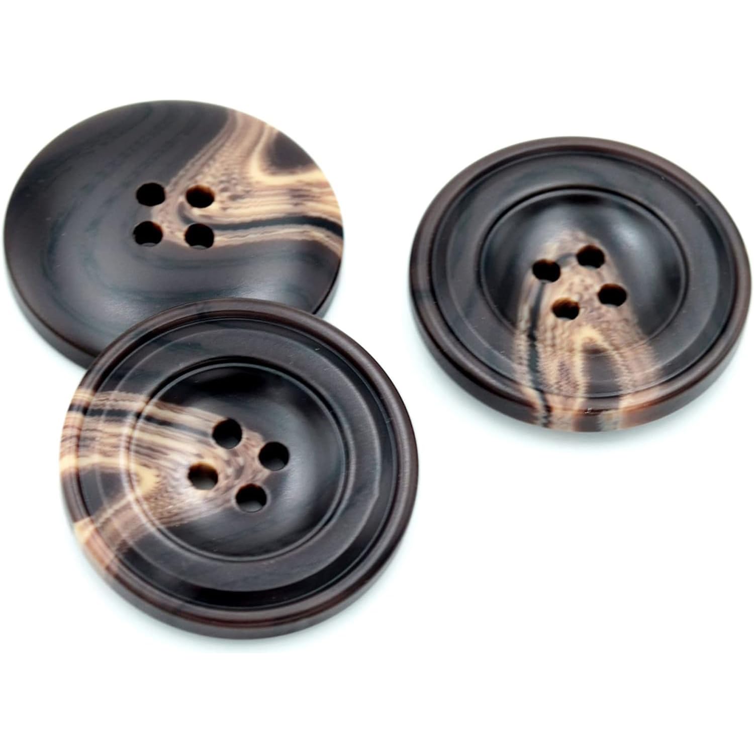 10/Set Resin Button Clothes Sewing Snaps Blazer Shirts 4 Holes Buttons