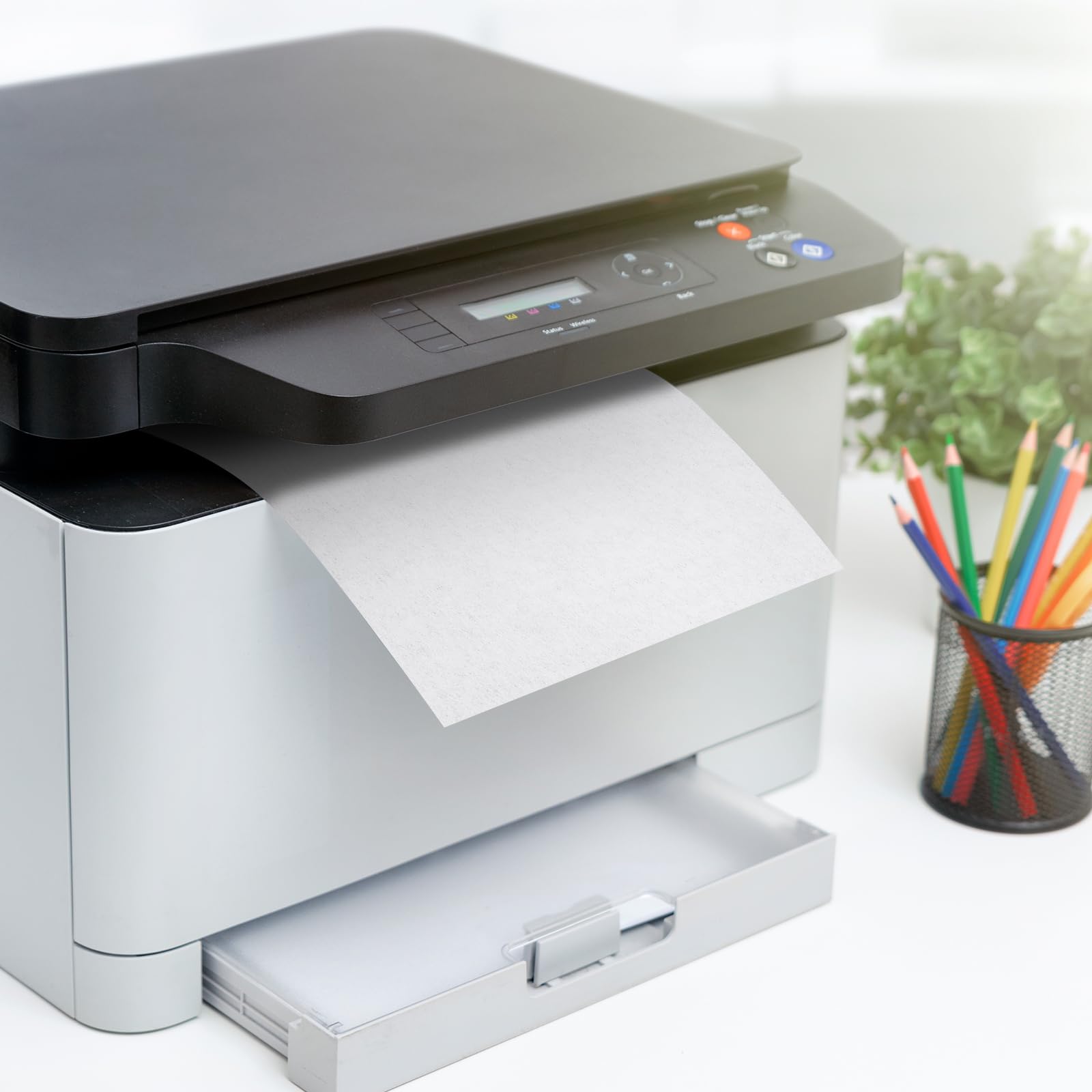 Fuyoooo 30 hojas de limpieza de impresora de 8.5 x 11 pulgadas, hojas de limpieza de escáner, trituradora de papel para copiadora, fax, computadora, escáner, impresión
