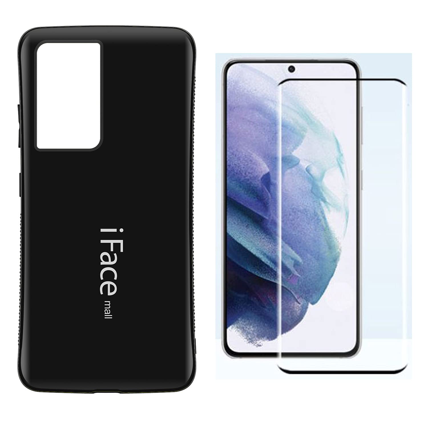 Amazon.co.jp: 【iFace mall Galaxy S21 Ultra 用 ケース & 2.5D強化用