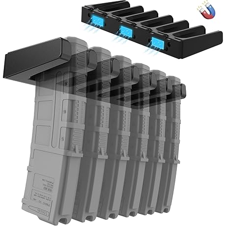 ABS Mag Holder: The Ultimate Magnetic Magazine Organizer for Firearms