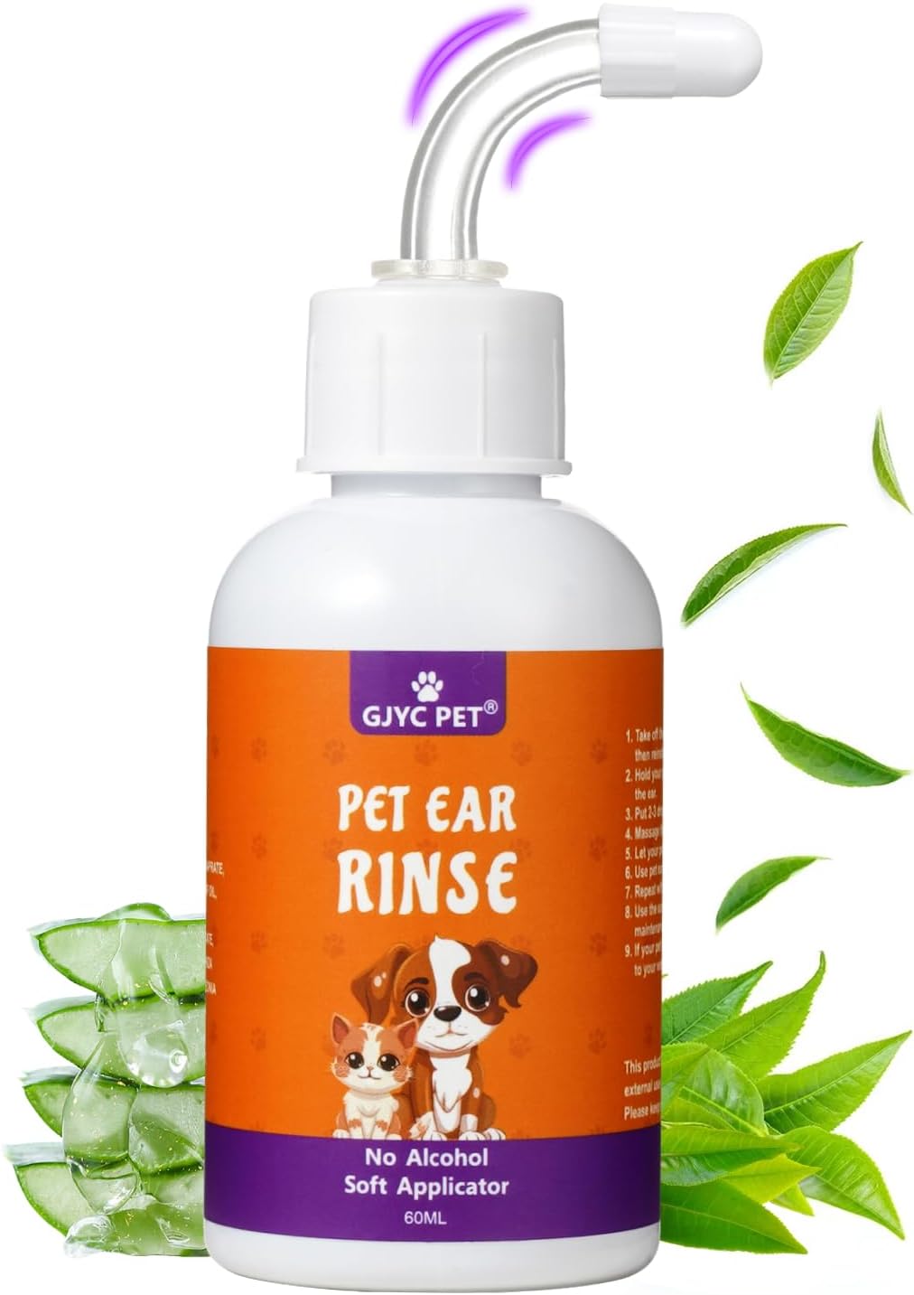 Dog Ear Rinse, Pet Ear Cleaner for Dogs and Cats, Dog Ear