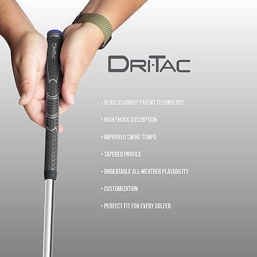 Miniatura 4 de Winn dri-tac estándar azul marino 13pieza Golf Grip Bundle