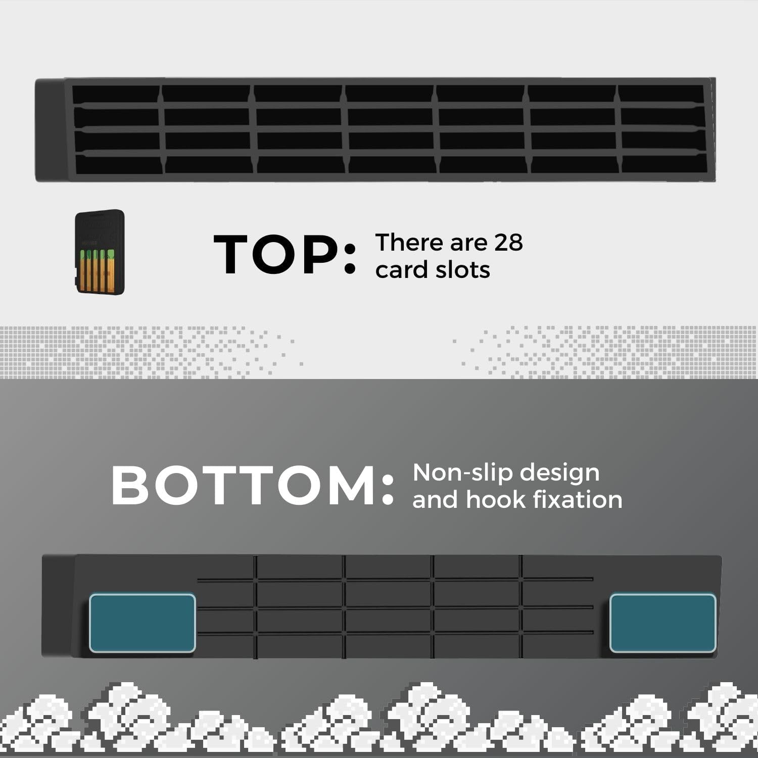 TNP Switch Joy-con Charger for Nintendo Switch Charging Dock Station Base Add-On Mod, Support 4 Joycon Controller with Individual LED Charging Indicator, Remote Docking Stand Attachment (White, Black) - Image 7