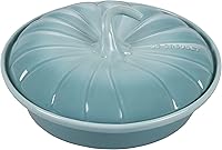 Vista 6 de Le Creuset Gres Figural Calabaza Panadero con Tapa, 9", Caqui Artichaut