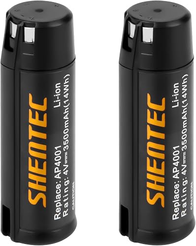 Shentec 2-Pack 3500mAh 4V Replacement Battery Compatible with Ryobi TEK4 | AP4001 Rp4900 Rp4410 Rp4400 Hp53lk Ap4700 Rp4530, Lithium-Ion Battery Pack