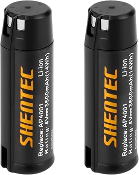 Shentec 3500mAh 4V Replacement Battery Compatible with Ryobi TEK4 AP4001 Rp4900 Rp4410 Rp4400 Hp53lk Ap4700 Rp4530, Lithium-Ion Battery Pack2 Packs