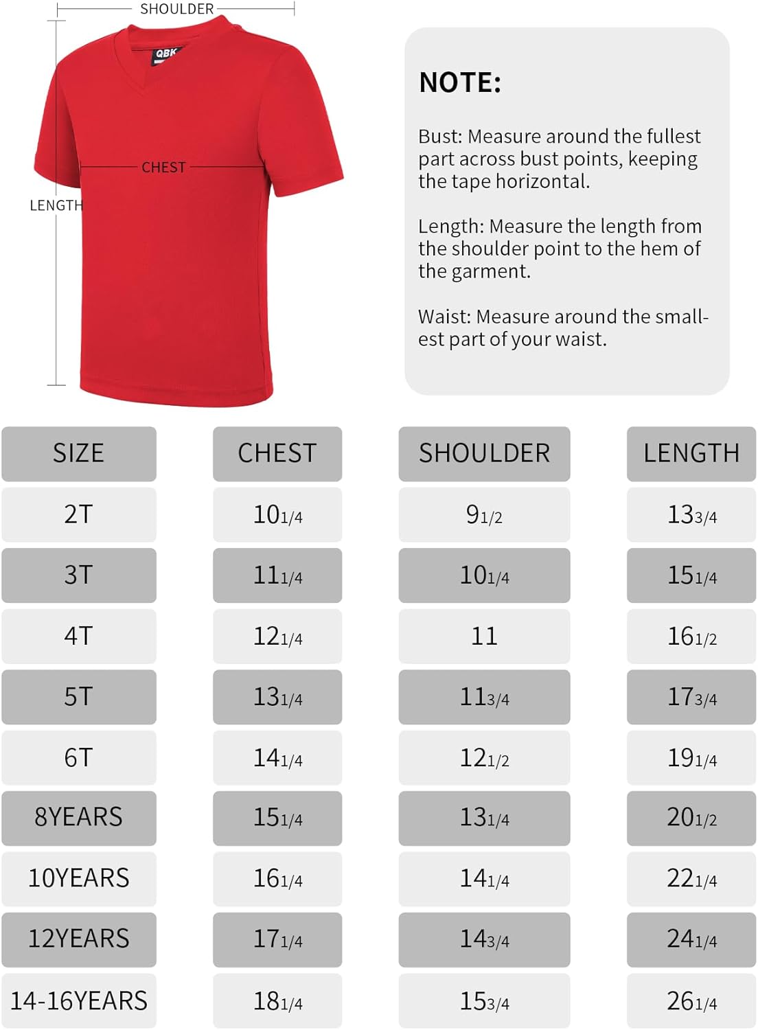 QBK 2T to Youth Neon T Shirt Kids Rash Guard UPF 50+ V-Neck Dry Fit Athletic Short Sleeve Shirts for Boys and Girls - Image 6