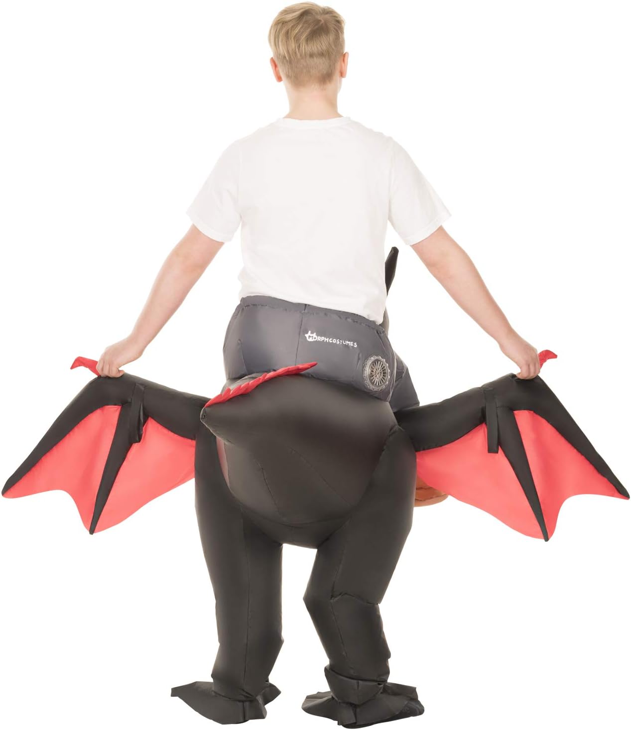 Morph Inflatable Ride-On Dragon Halloween Costume for Adults - Image 2