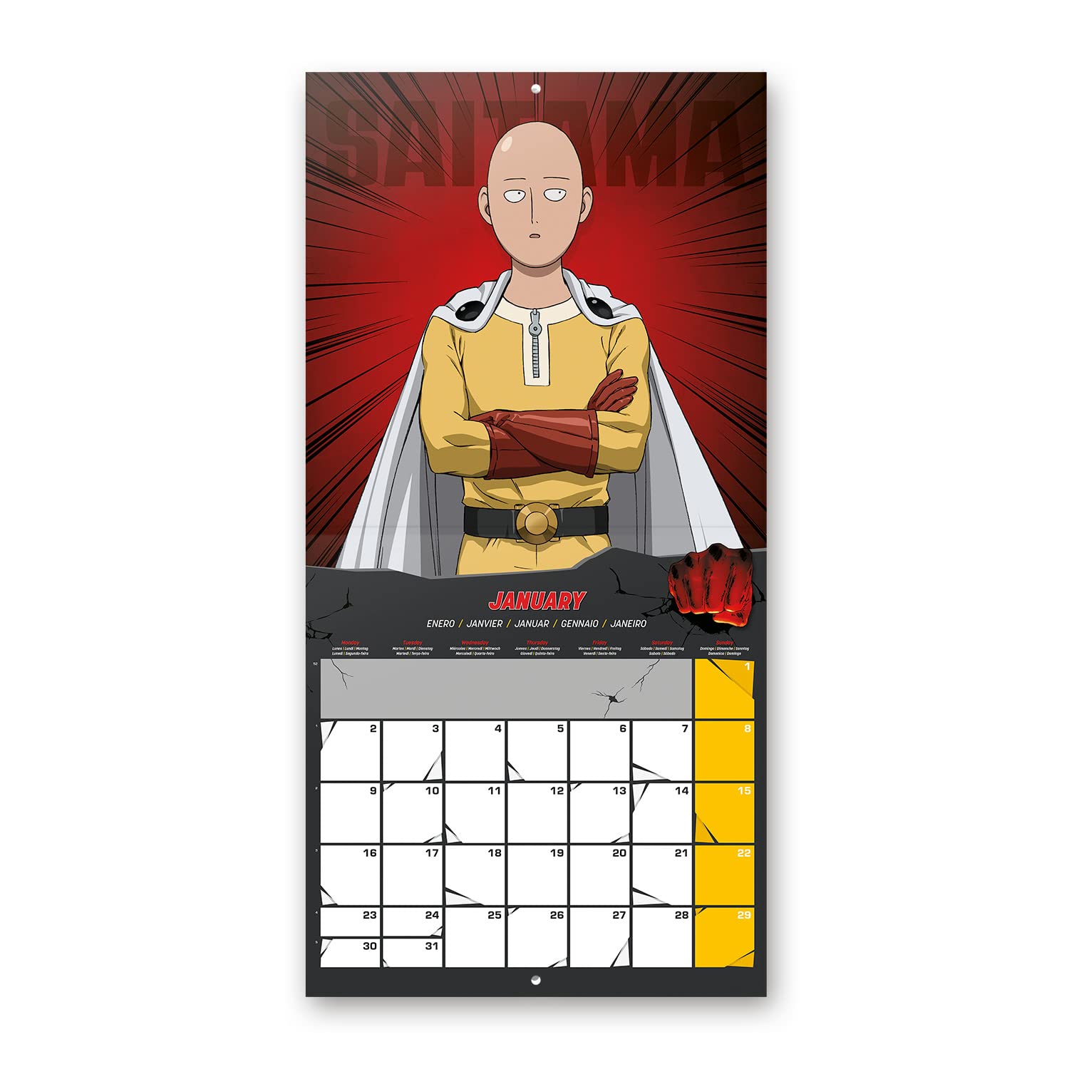 Grupo Erik Wall Calendar 2025 - Jujutsu Kaisen | 12" X 12" Square Calendar 2025, Wall Planner 2025, Family Planner Calendar 2025 | Jujutsu Kaisen Calendar 2025, Jujutsu Kaisen Merch - View #8