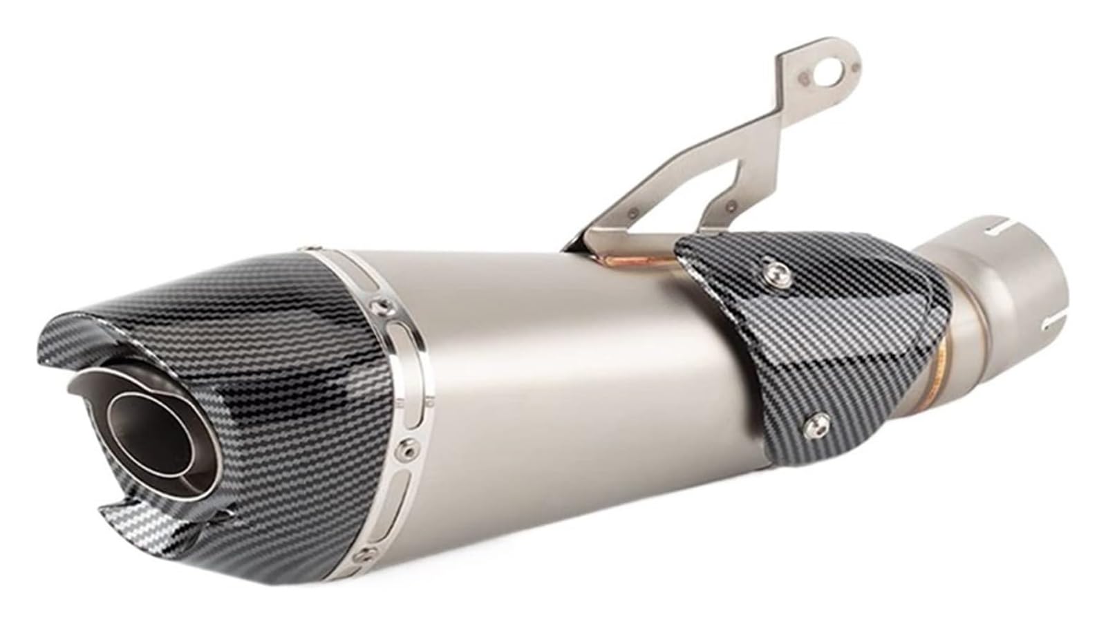 per BMW S1000RR 2019-2022 Silenziatore di Scarico per Moto Escape con Scudo Termico E Db Killer Diametro Tubo Slip Silenziatore Scarico Tubo