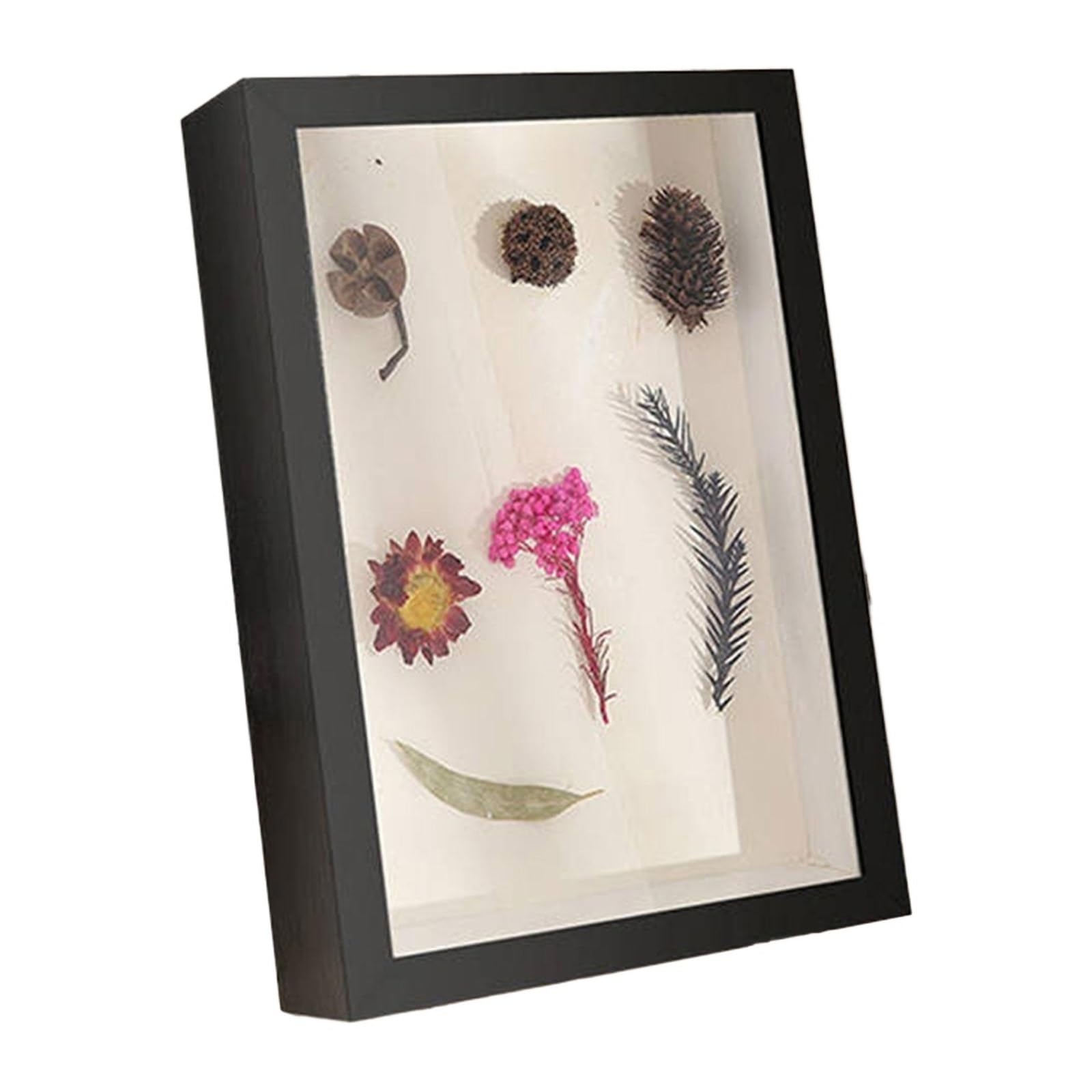 Shadowbox Frame, Shadow Box Frame Multicolor 5cm Depth Photo Display Keepsake DIY Medals Wedding Home(Color 3)
