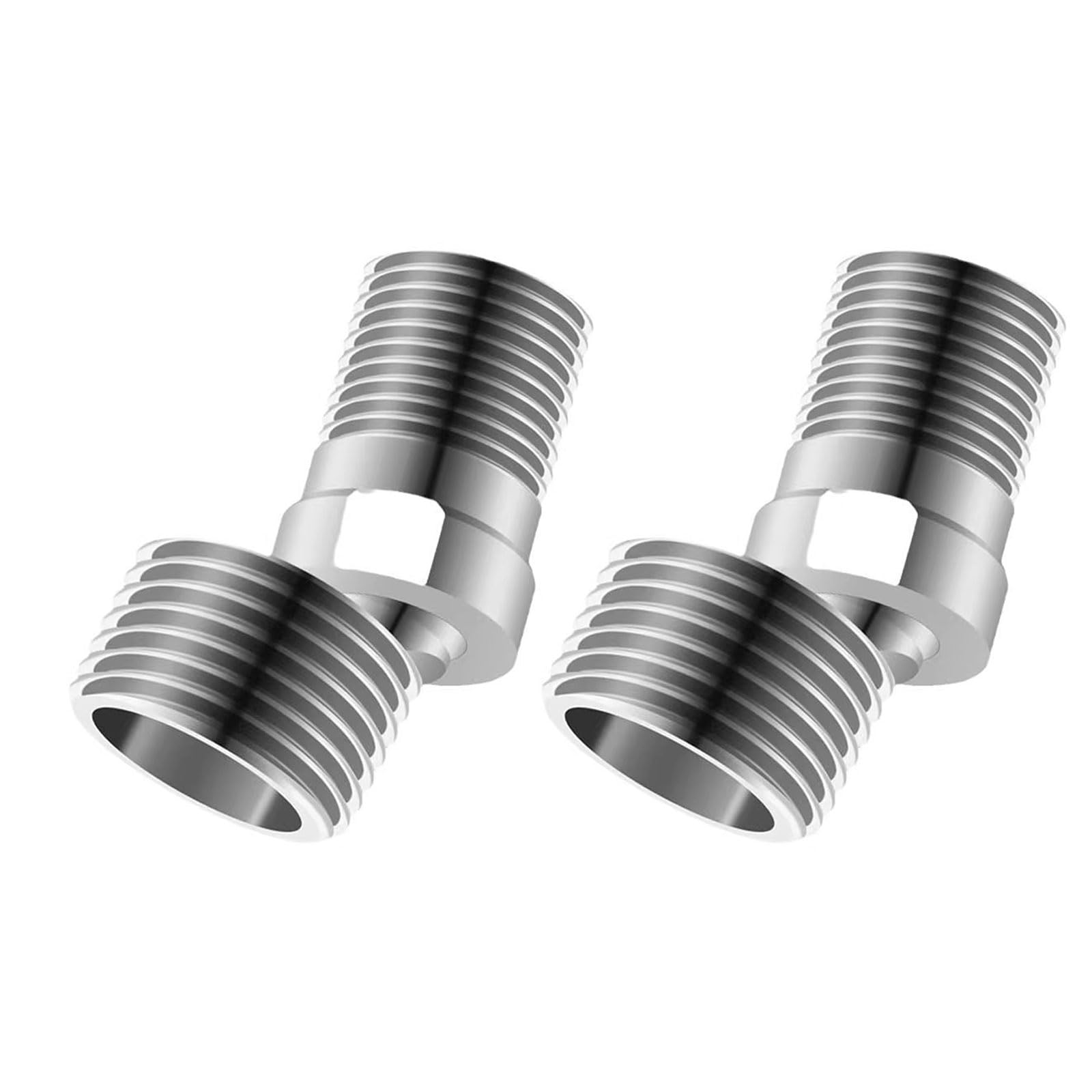Msioytog A Stainless Steels Shower Tap Dapter Shower Rm Extension Curved Feet 360 Degree Djustable Ngled Bents Base Enduring Telescopic Curved Feet Universals Rm Extension