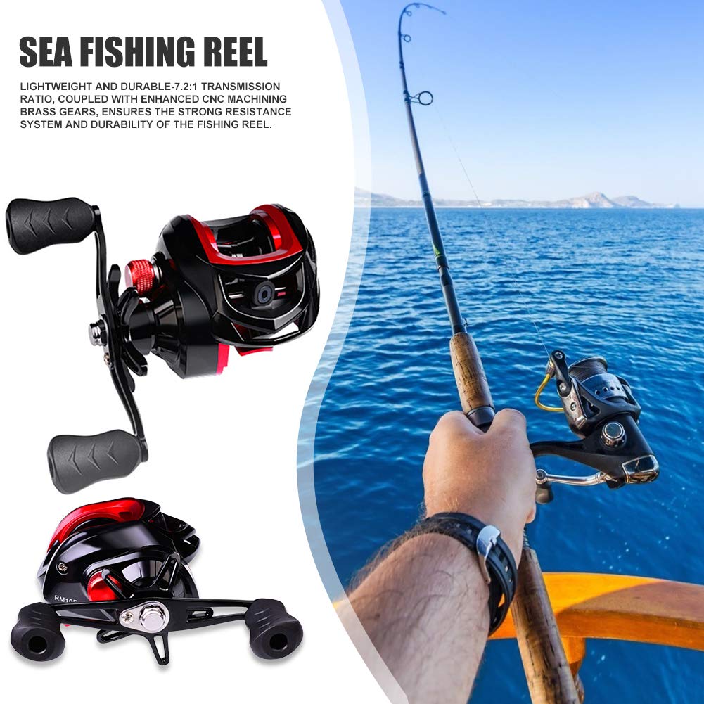 Amazon | k-outdoor ベイトリール 海釣り 淡水釣り 両用 左/右