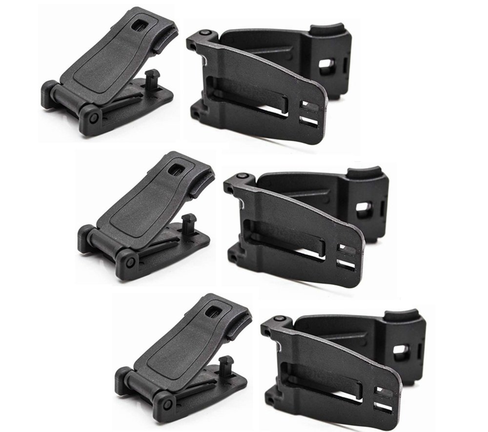 TW MOLLE Web Dominators with Elastic String,Practical Backpack Accessories Pack of 6