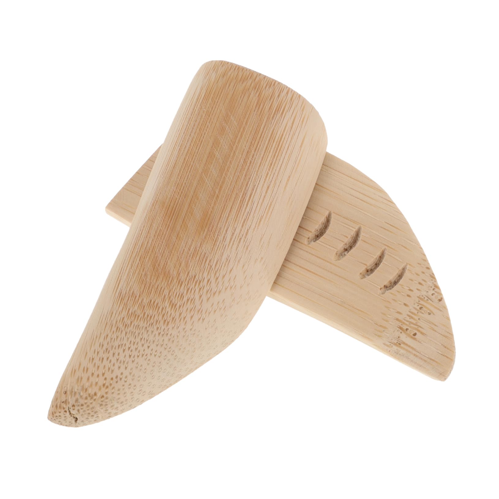 GOOHOCHY 1 Pair Hand Carved Chinese Divination Cup Divination Cups Supplies Buddhist Cup Yin Yang Cup Taoist Divination Cups Table Ornaments Holy Cups Sacrifice Cup Beige