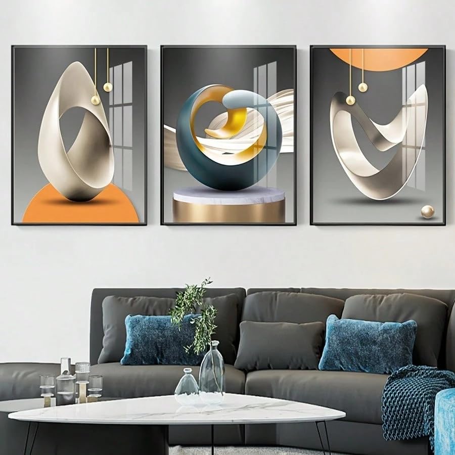 Impressions sur toile salon et décoration murale maximaliste de 20x30cm