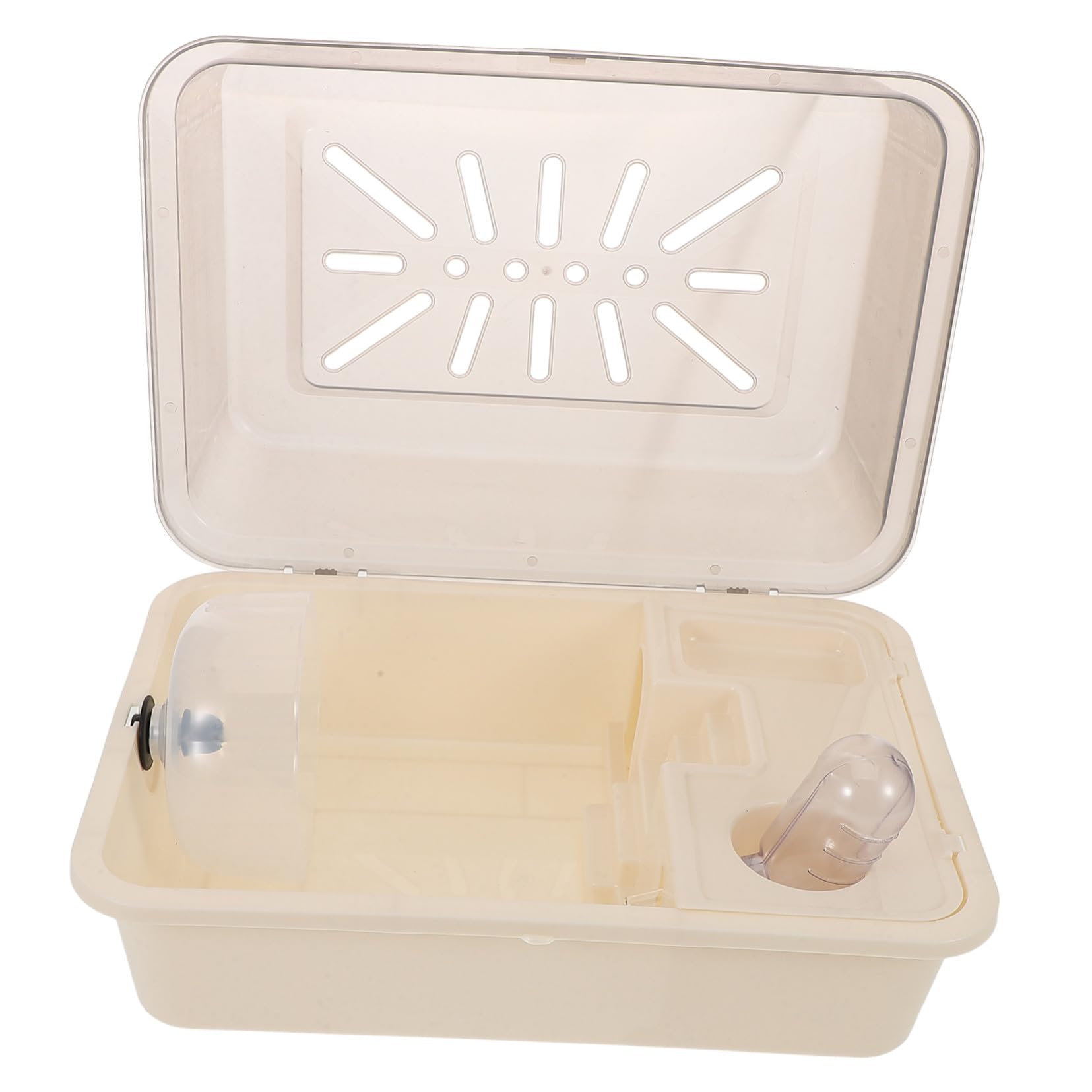 Cage de transport pour hamster anti-stress pour voyager sans risque de fuite