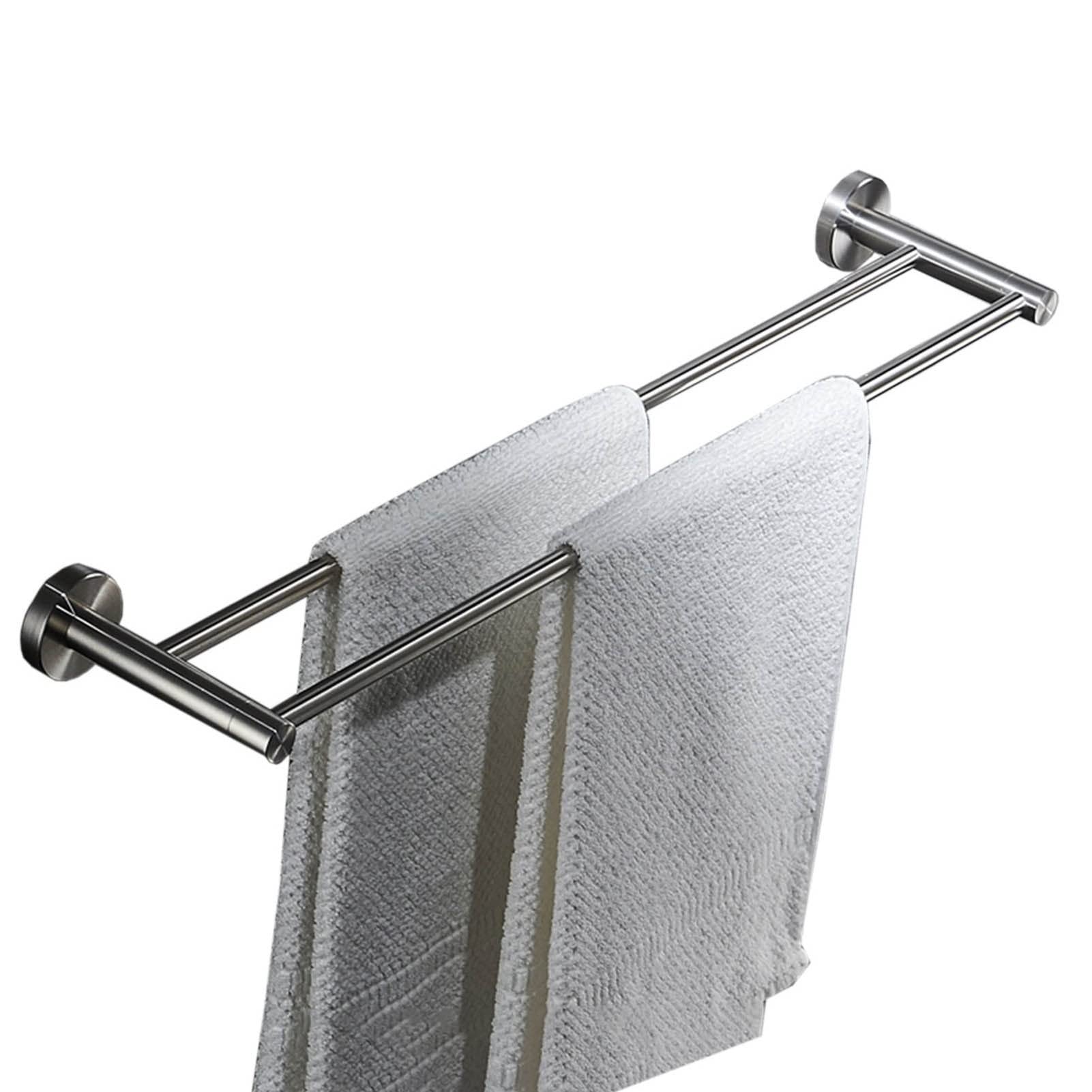 Handdoekhouder SUS 304 roestvrijstalen handdoekstang wandmontage enkelpolige badkamer handdoekenrek kan 30 kg dragen Geschikt voor badkamer slaapkamer woonkamer (40 cm) (alleen handdoekenrek