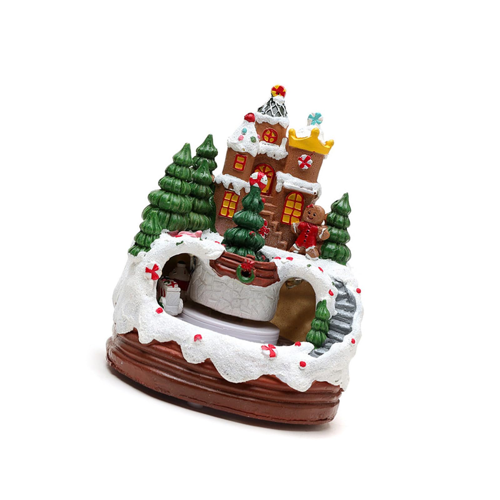 Boîte à musique de Noël et train rotatif pour illuminer vos soirées d'hiver