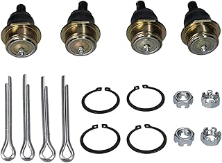 mewmewcat Oberer Und Unterer Kugelgelenksatz,4 PCS Substituição do conjunto de juntas esféricas superior e inferior completo para Bombardier/Can-Am DS650 2000-2005 ATV JO2019BJ130HY