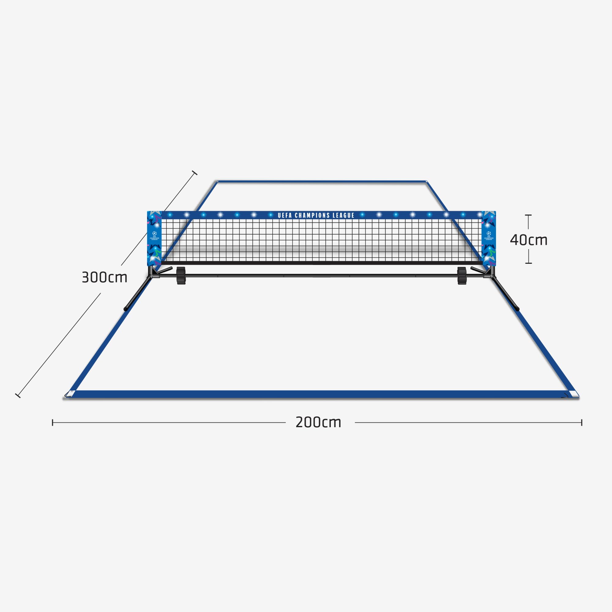 Hy-Pro Offiziell lizenzierter UEFA Champions League LED-Fußball Größe 5, inkl. Pumpe, Leuchtball für Training & Spiel, Fan-Merchandise, Geschenk