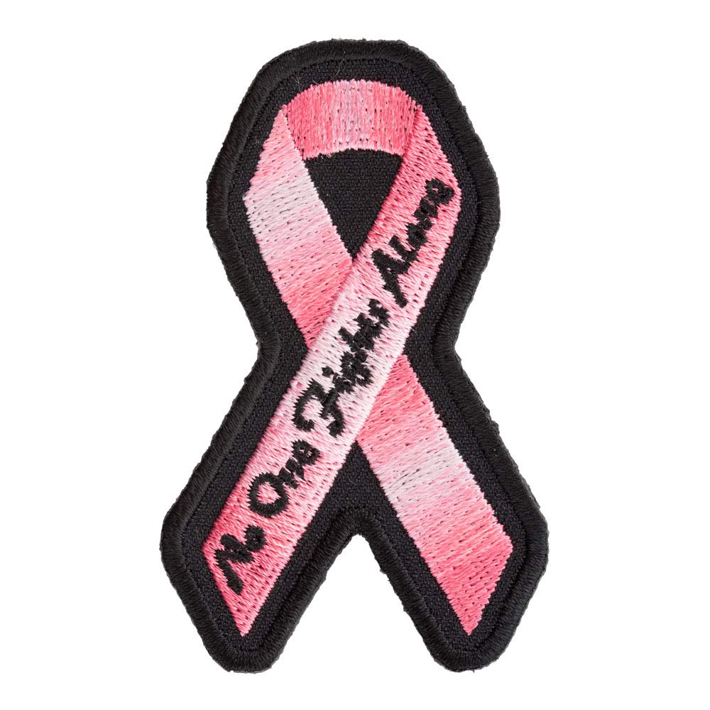 No One Fights Alone Patch, Breast Cancer Awareness Patches