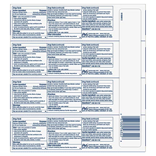 Crest Pro-Health Advanced Antibacterial Protection Toothpaste, Mint Burst, 5 Oz (Pack Of 4) #TOP5