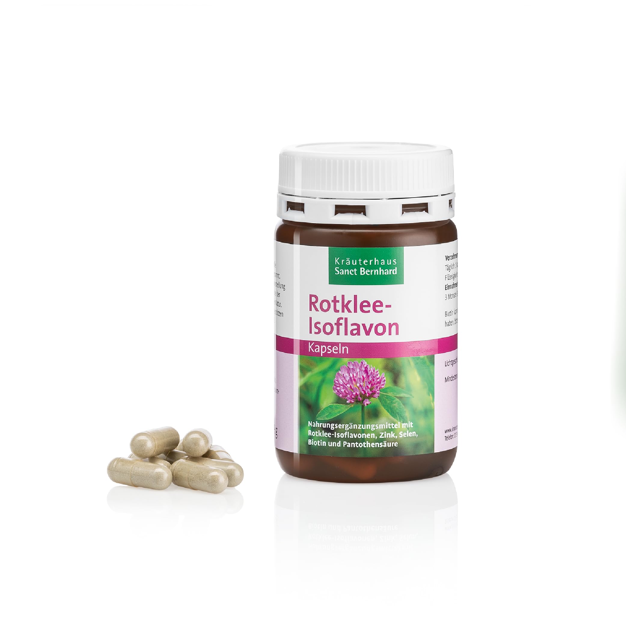 Rotklee-Isoflavon-Kapseln mit Zink, Selen, Biotin, Pantothensäure 90 Kapseln