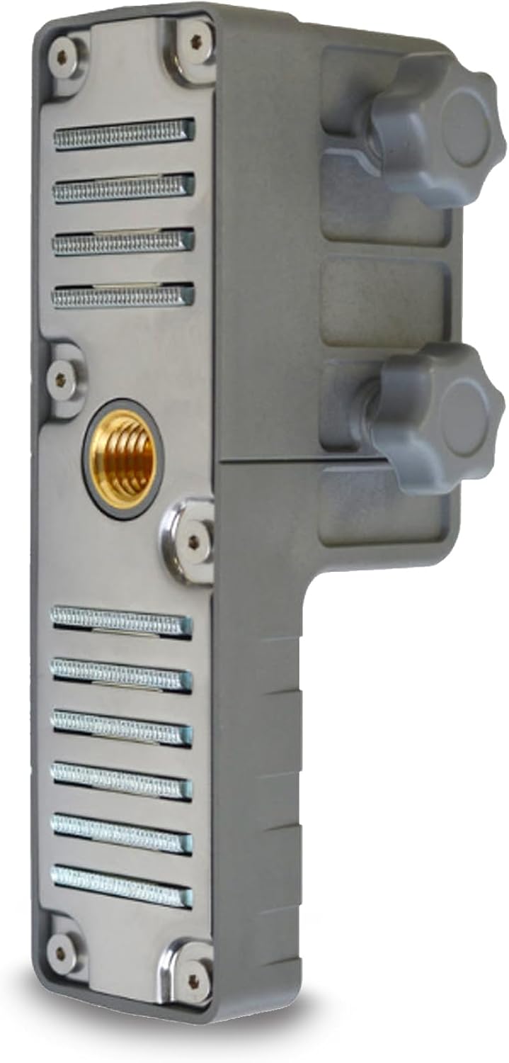 Spectra Precision C70 Rod Clamp with Bubble Vial for HL700 / HL750 / HL760 Receivers — Secure Rod Mounting Bracket